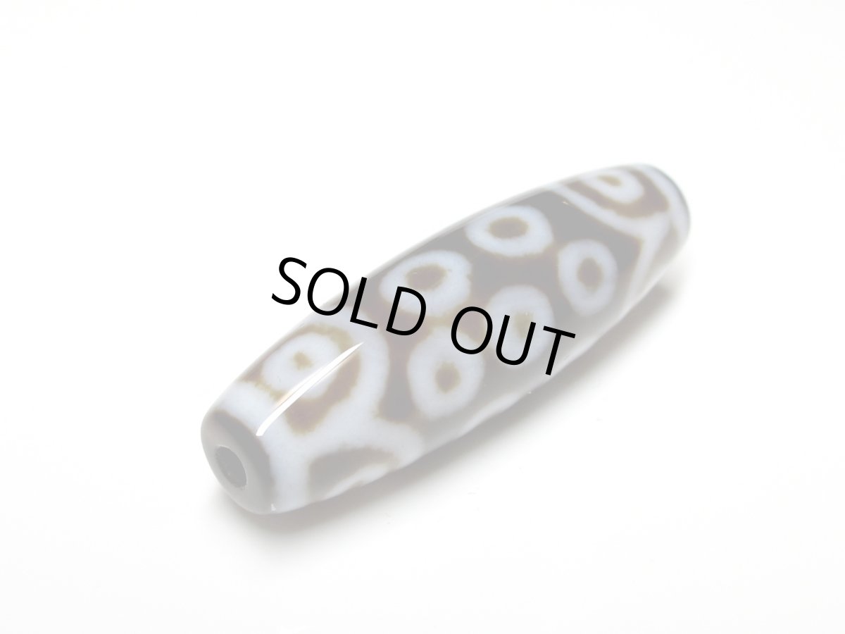 画像3: 黒地至純・二十一眼天珠  38.5mm (3)