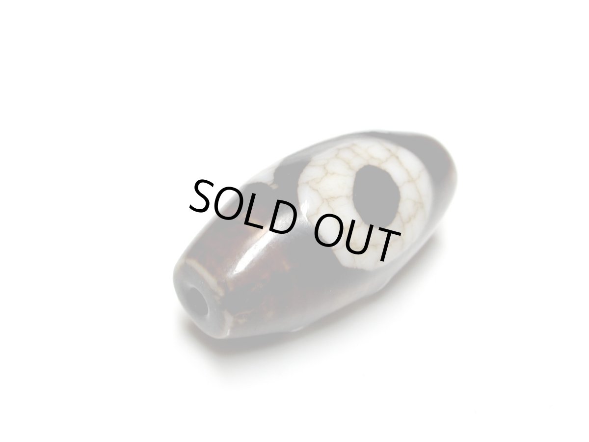 画像3: 火供天珠・日月星天珠 30.5mm (3)