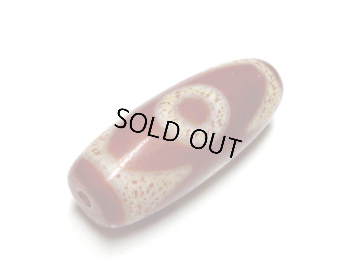 画像3: 老鉱朱砂紅・三眼天珠 (3)