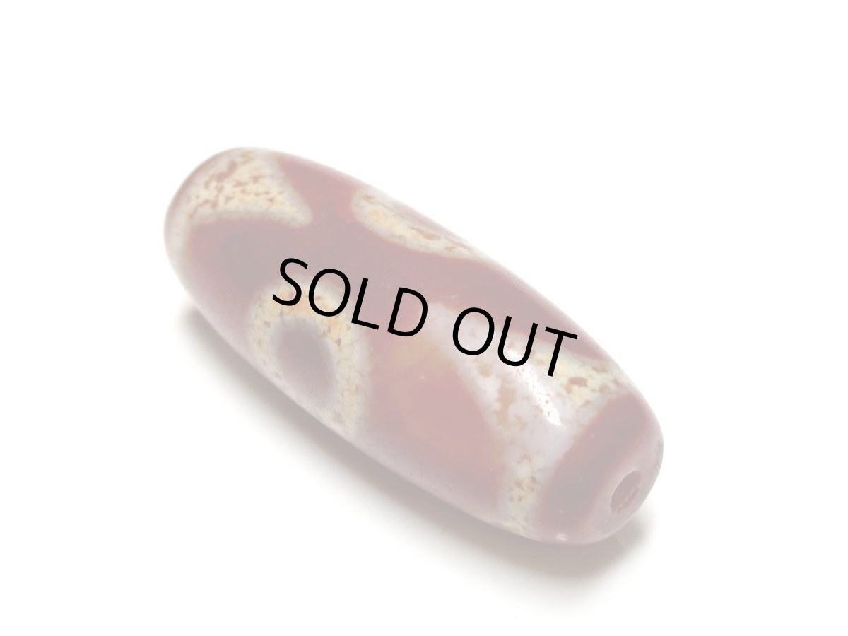 画像6: 老鉱朱砂紅・三眼天珠 (6)