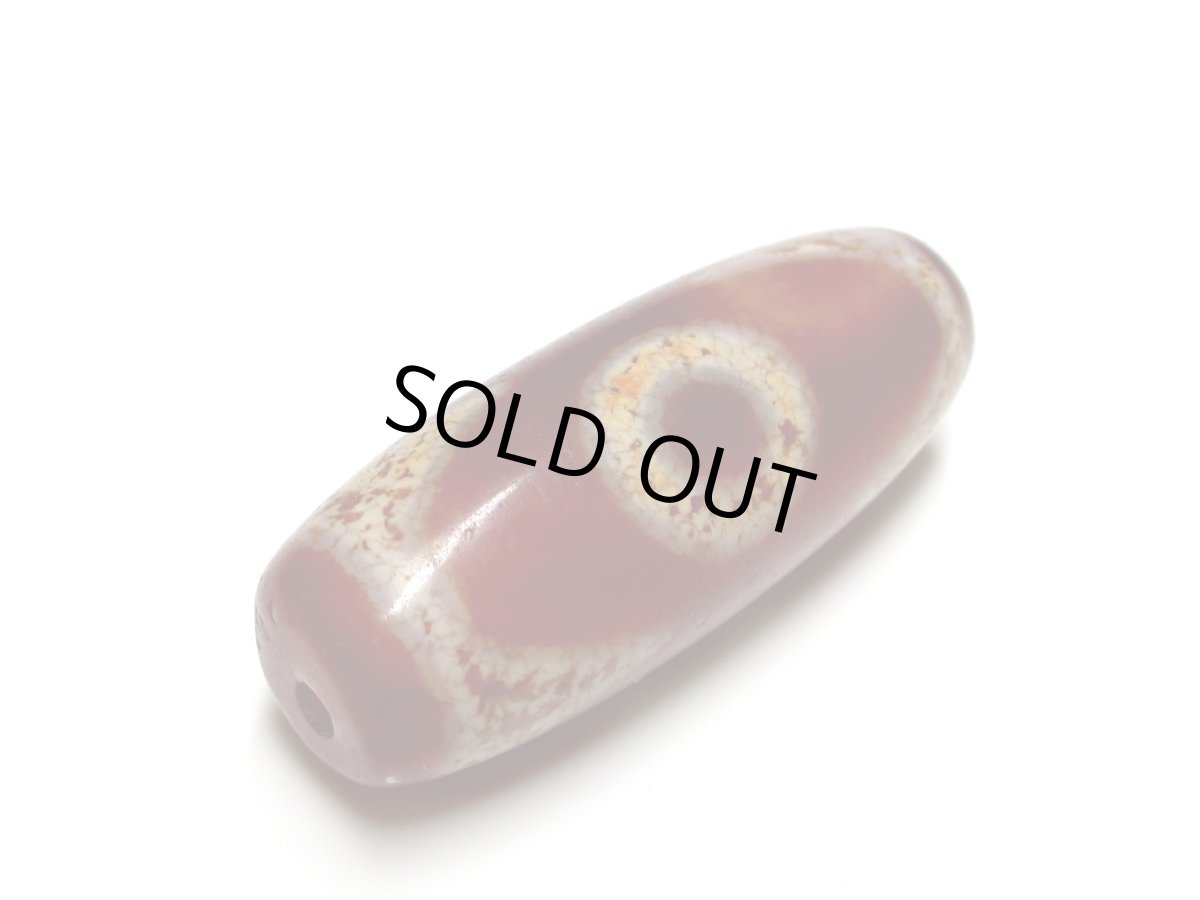 画像5: 老鉱朱砂紅・三眼天珠 (5)