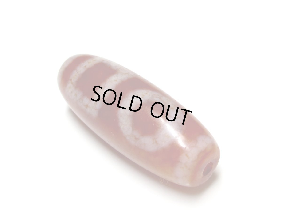 画像2: 老鉱朱砂紅・雙天地天珠 (2)