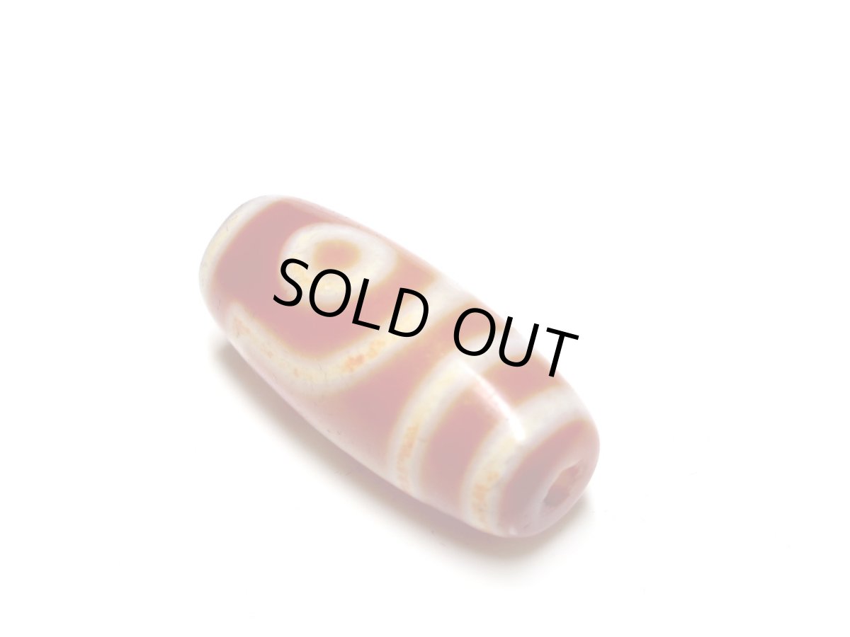 画像4: 老鉱朱砂紅・二眼天珠 29mm (4)