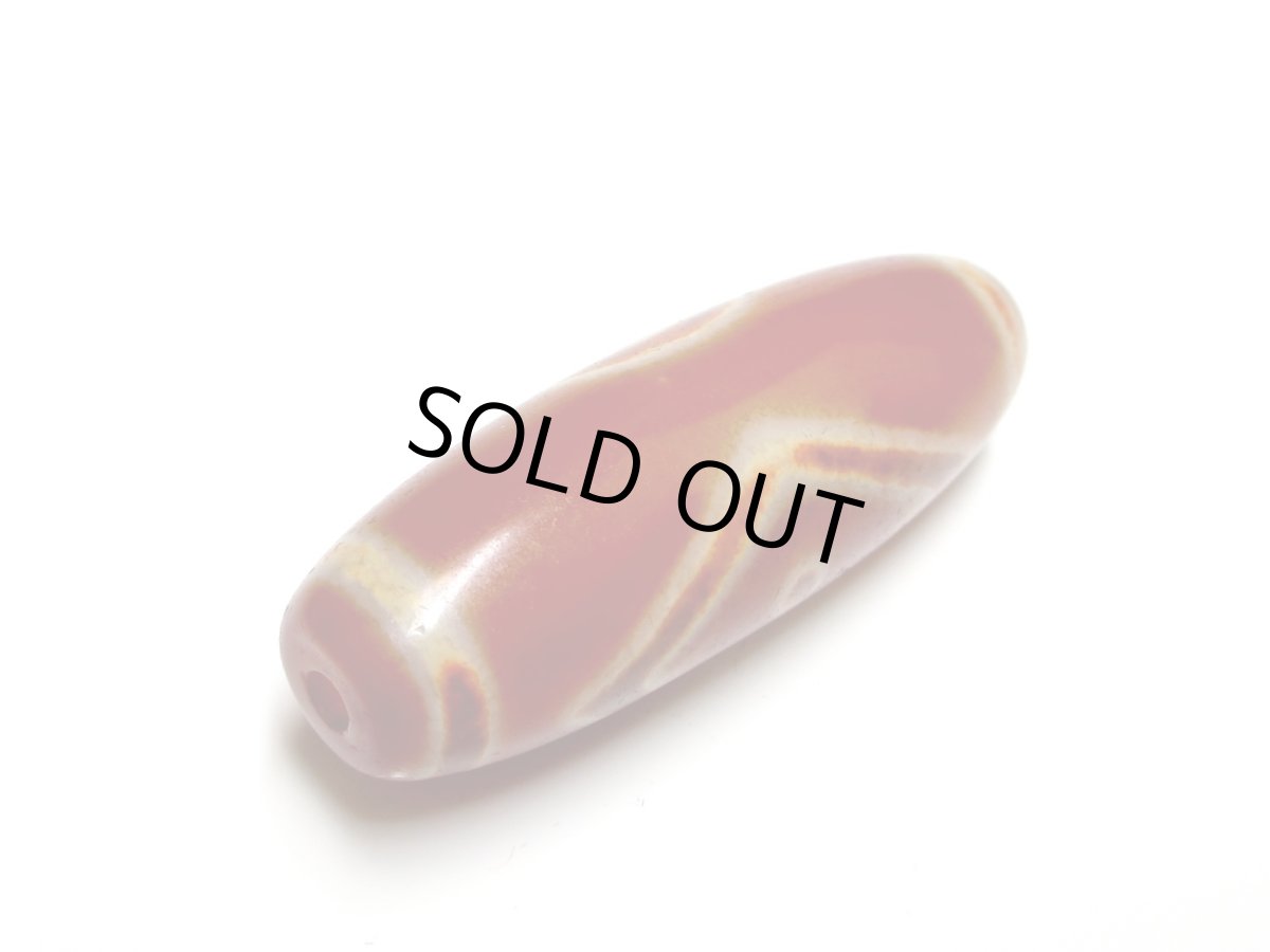 画像5: 老鉱朱砂紅・天地星辰天珠 39.5mm (5)