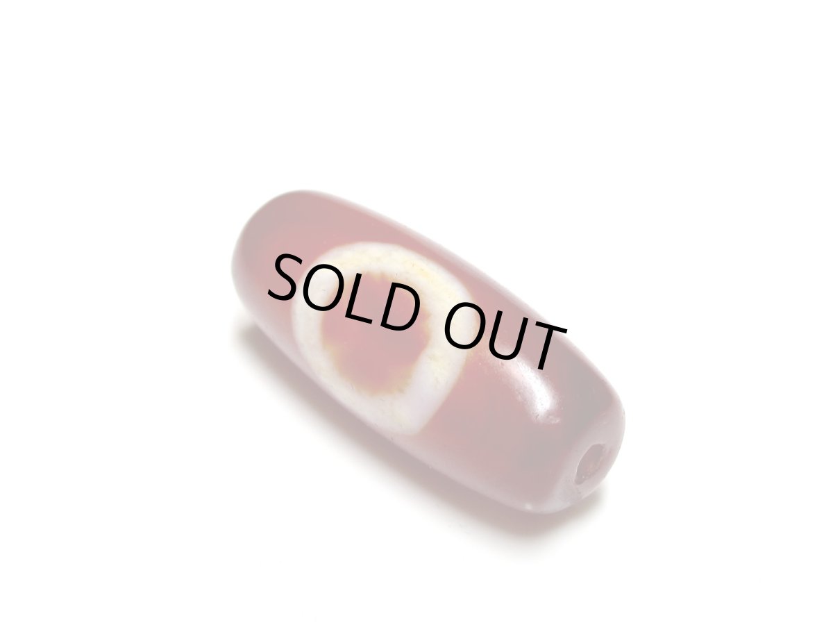 画像4: 老鉱朱砂紅・一眼財神天珠 29mm (4)