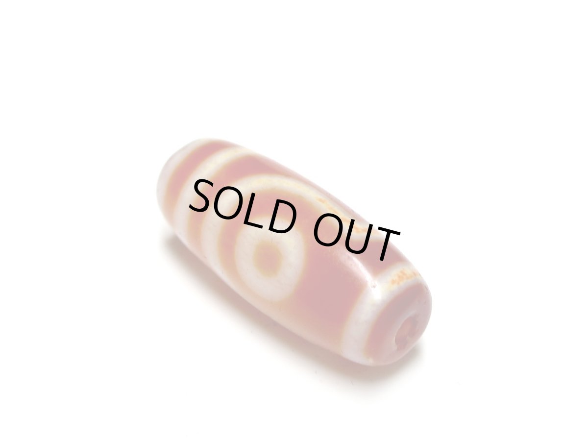 画像2: 老鉱朱砂紅・二眼天珠 29mm (2)