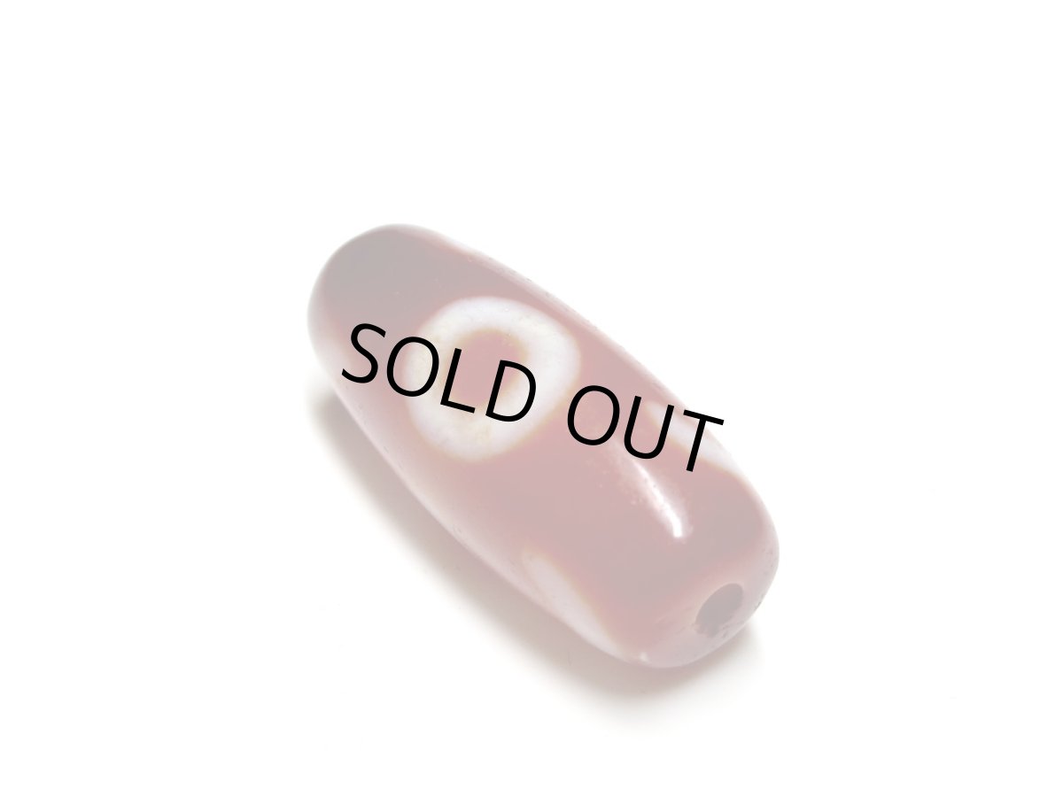 画像6: 老鉱朱砂紅・二眼大鵬鳥天珠 28.5mm (6)