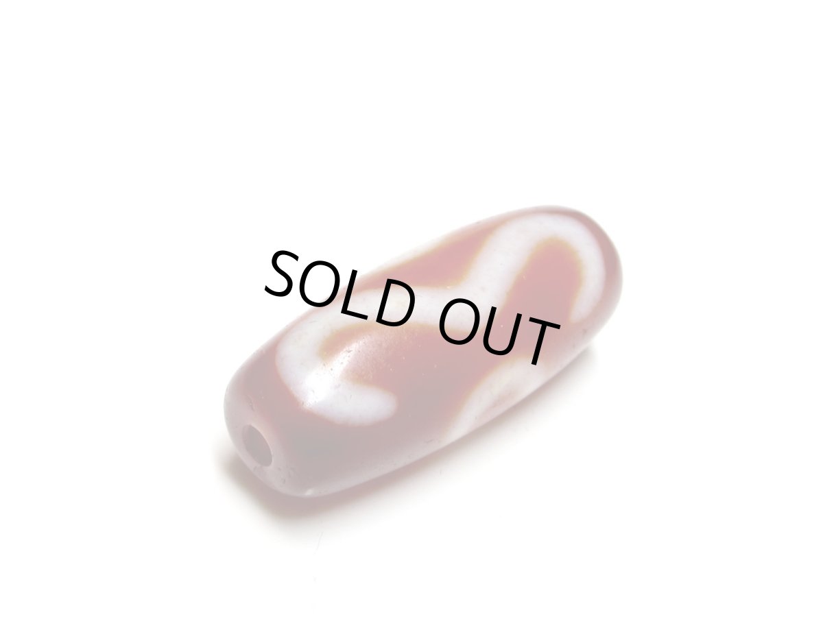 画像3: 老鉱朱砂紅・二眼大鵬鳥天珠 28.5mm (3)