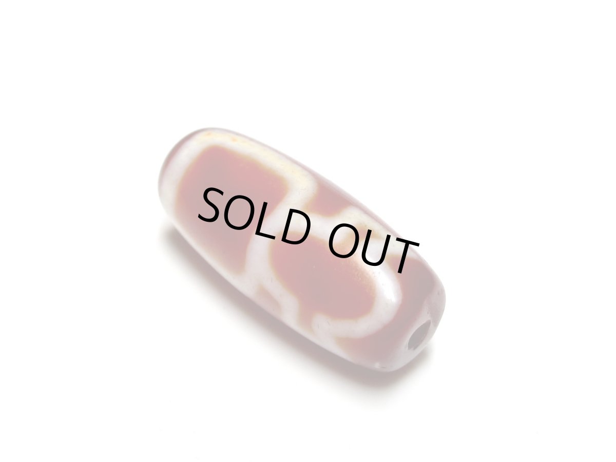 画像2: 老鉱朱砂紅・一眼財神天珠 29mm (2)