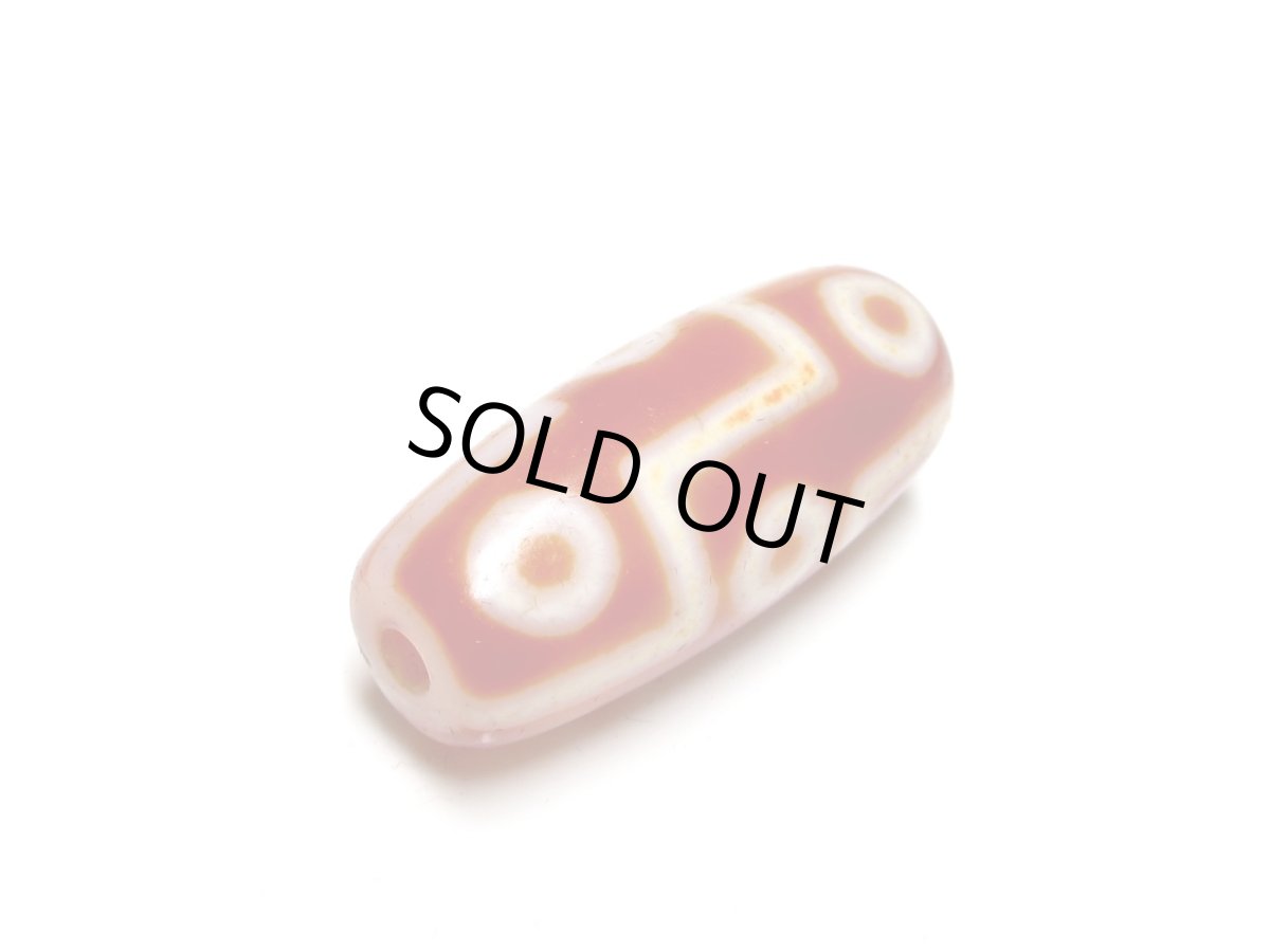 画像3: 老鉱朱砂紅・九眼天珠 28mm (3)