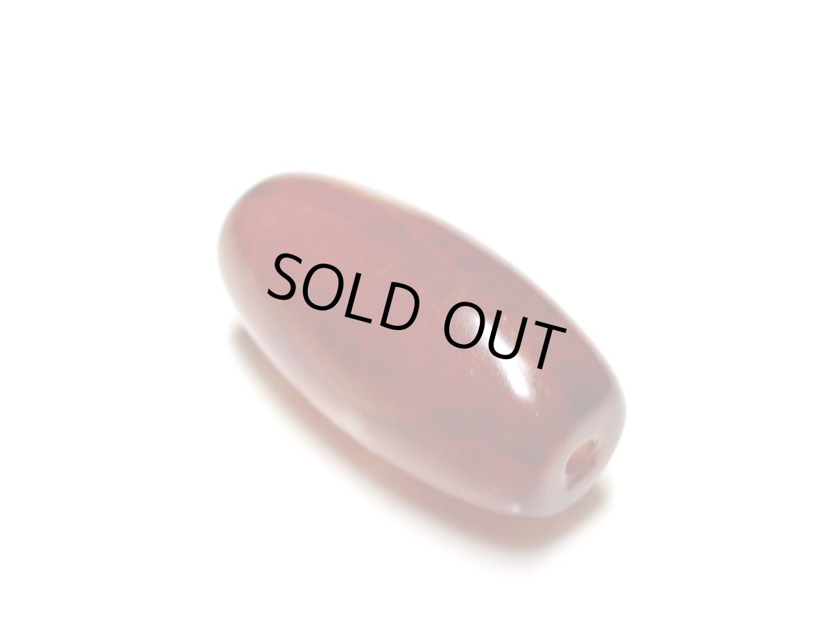 画像4: 老鉱朱砂紅・日月星天珠 31.5mm (4)