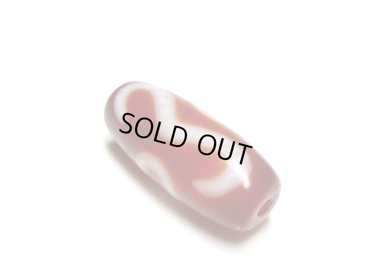 画像4: 老鉱朱砂紅・二眼大鵬鳥天珠 28.5mm (4)