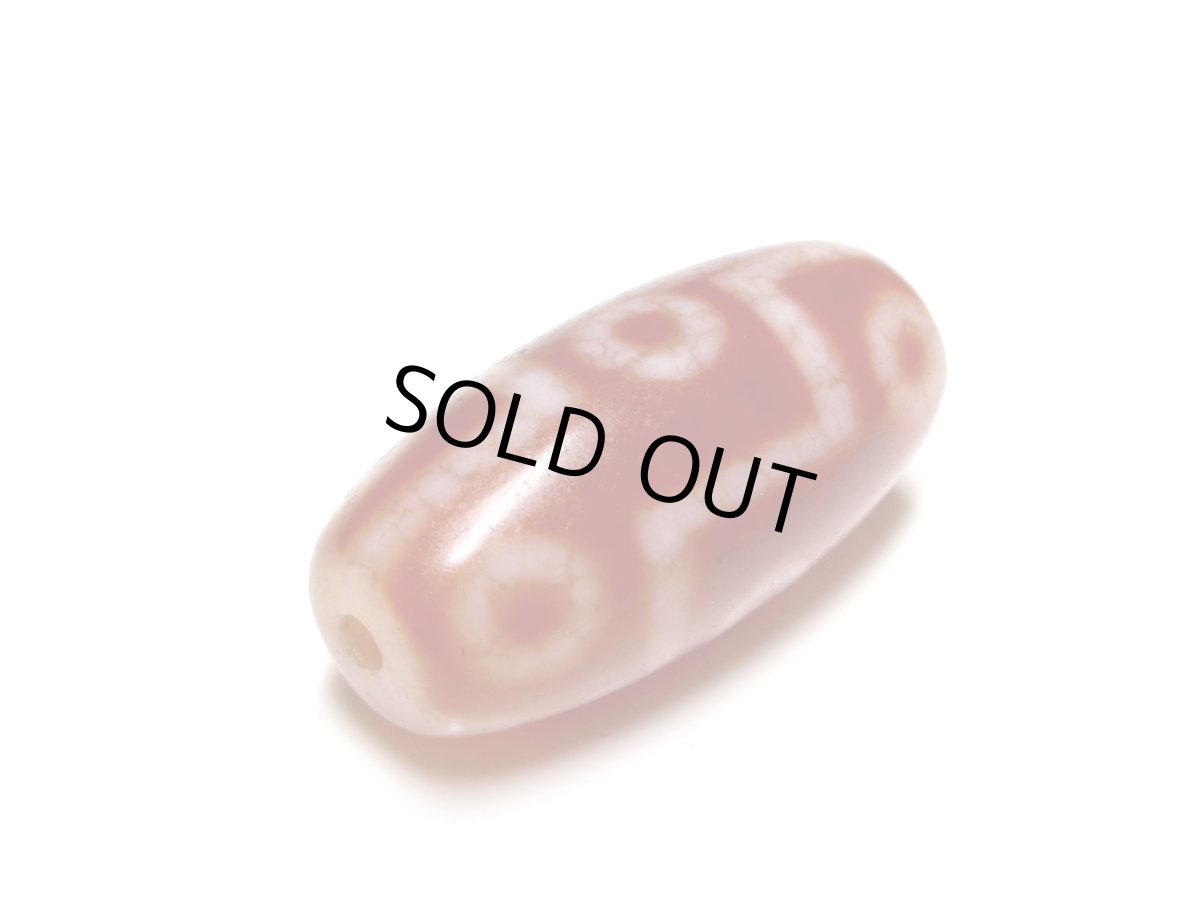 画像3: 老鉱朱砂紅・九眼天珠 31mm (3)