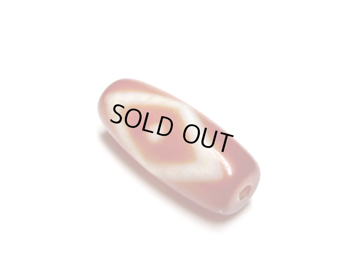 画像2: 老鉱朱砂紅・天地星辰天珠 29mm (2)