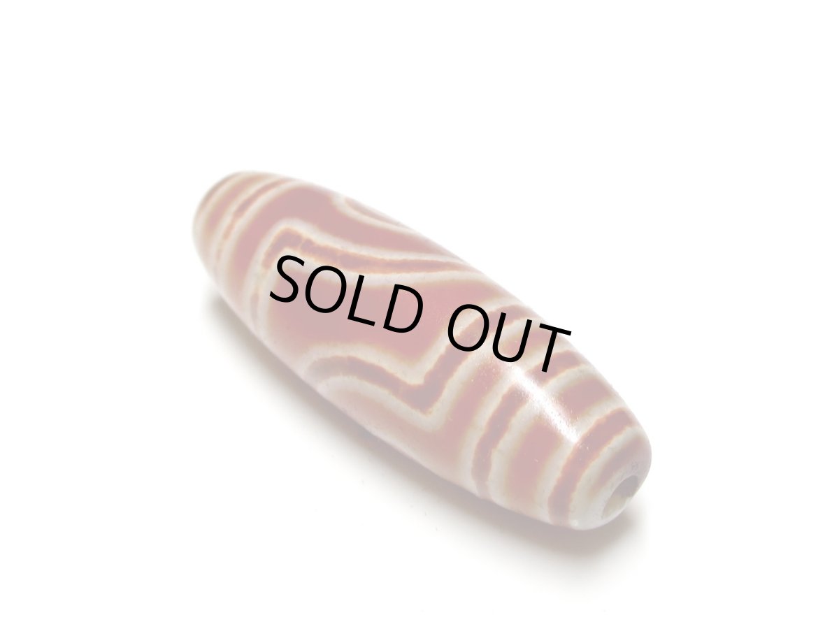 画像6: 老鉱朱砂紅・二眼天珠 39.5mm (6)