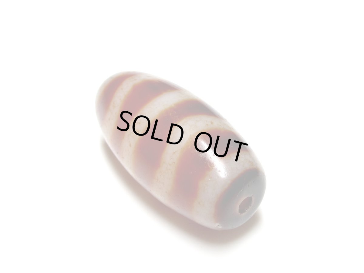 画像6: 老鉱朱砂紅・水紋天珠 32mm (6)