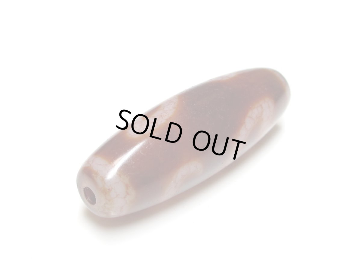 画像5: 高級老鉱朱砂紅・水蓮花天珠 39mm (5)