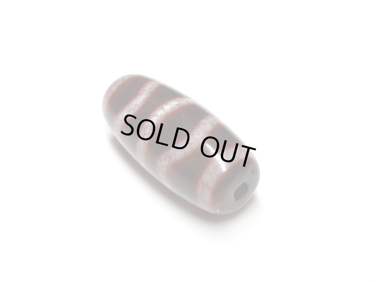 画像2: 高級老鉱朱砂紅・水紋天珠 30mm (2)