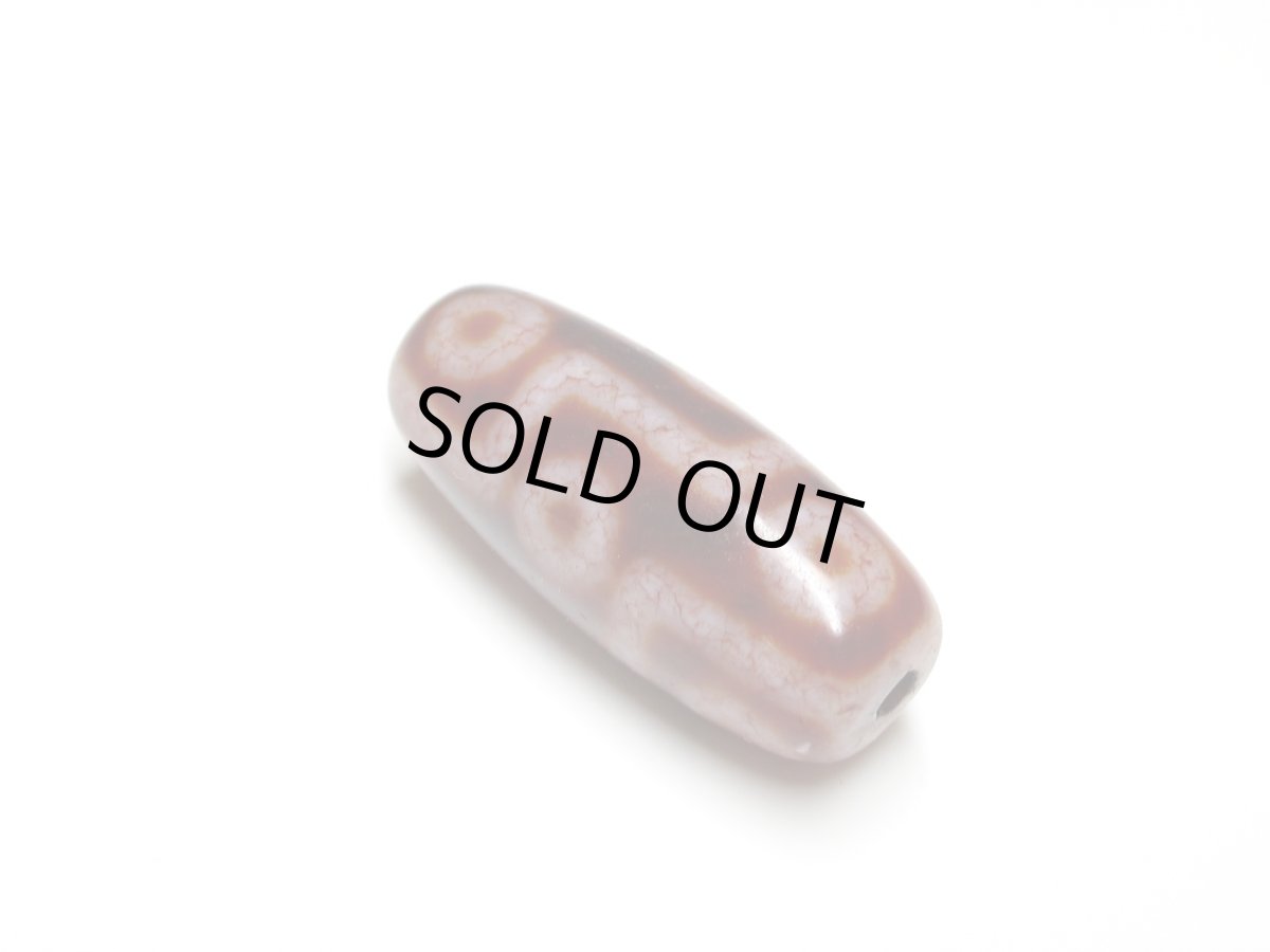 画像2: 高級老鉱朱砂紅・九眼天珠 29.5mm (2)