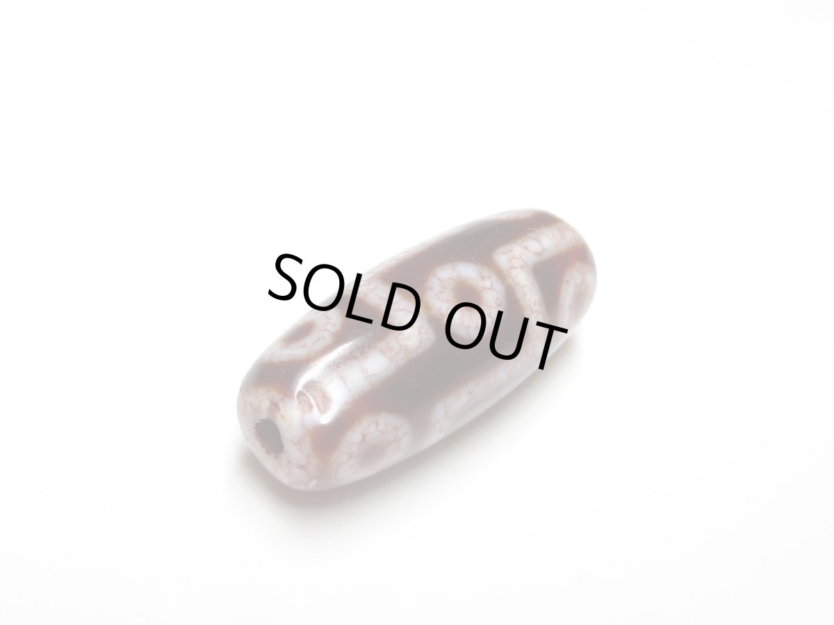 画像5: 高級老鉱朱砂紅・九眼天珠 29mm (5)