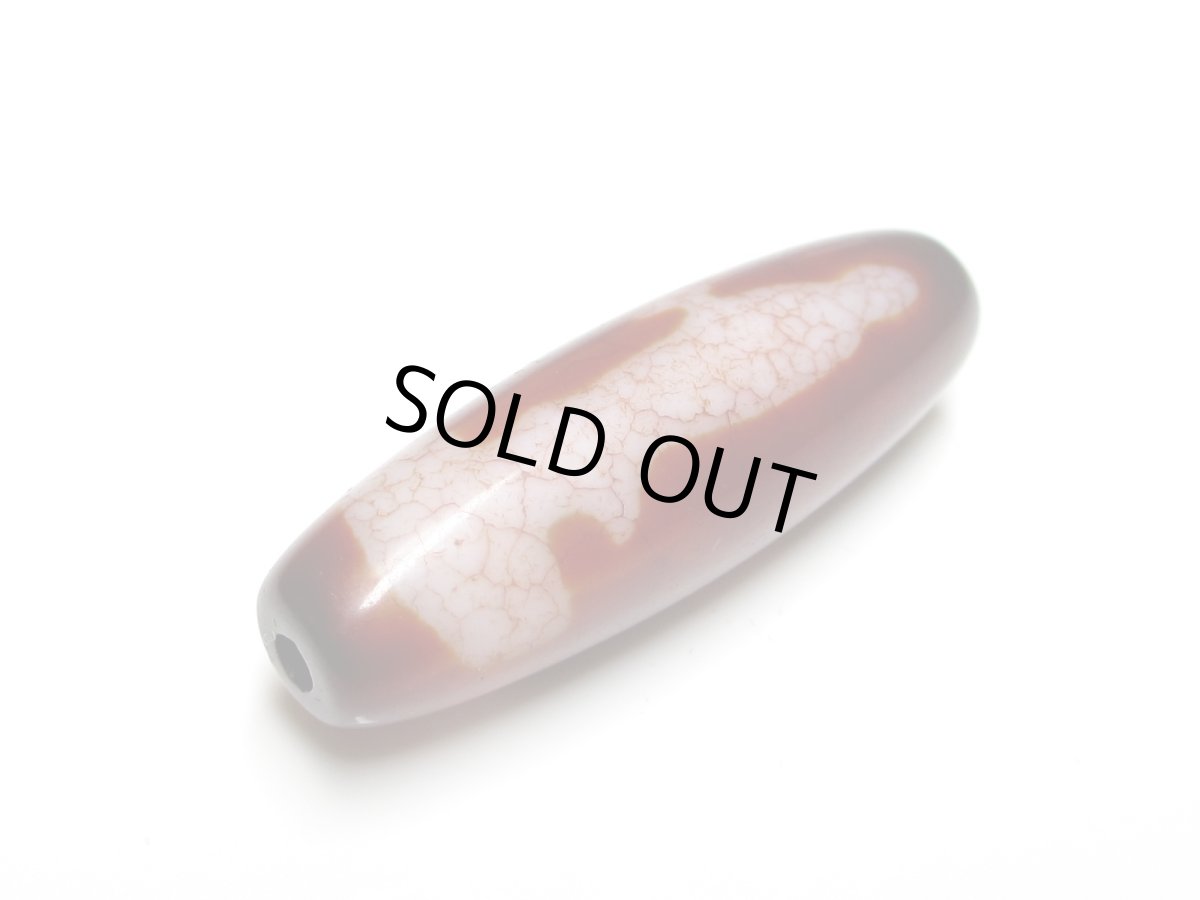 画像3: 高級老鉱朱砂紅・観音天珠 38mm (3)