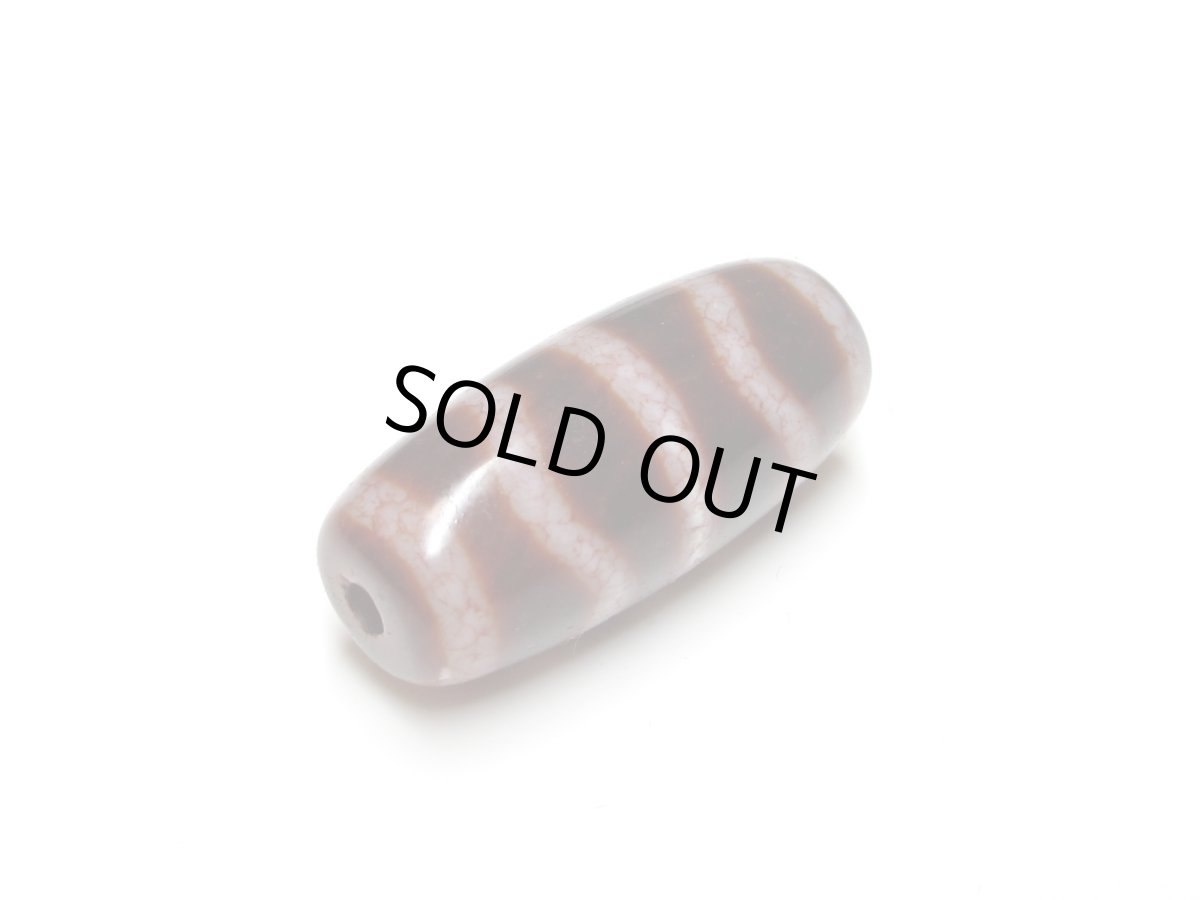 画像3: 高級老鉱朱砂紅・水紋天珠 30mm (3)