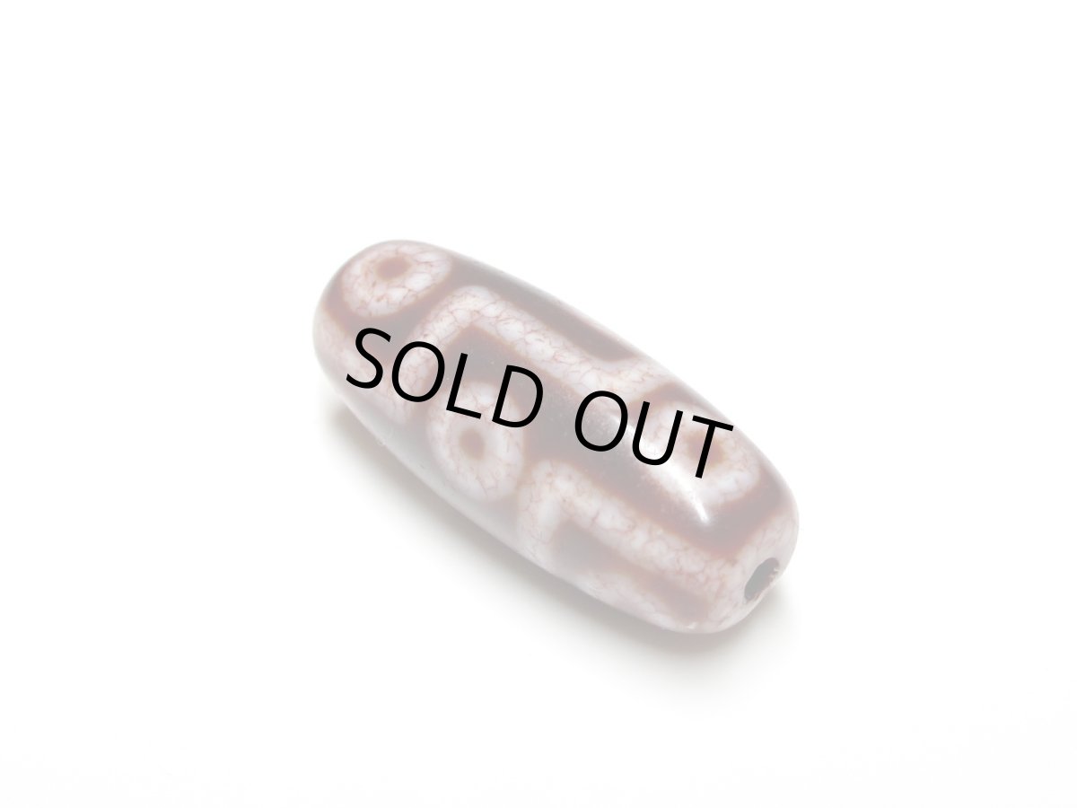 画像2: 高級老鉱朱砂紅・九眼天珠 29mm (2)