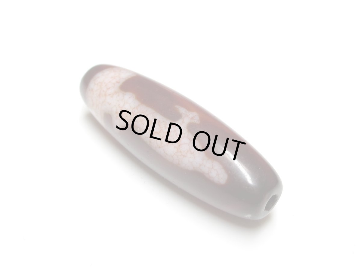 画像2: 高級老鉱朱砂紅・観音天珠 38mm (2)