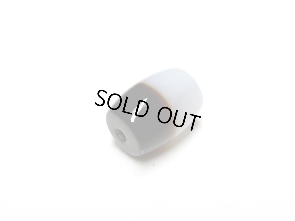 画像3: 黒地至純・黒白天珠 15mm  (3)