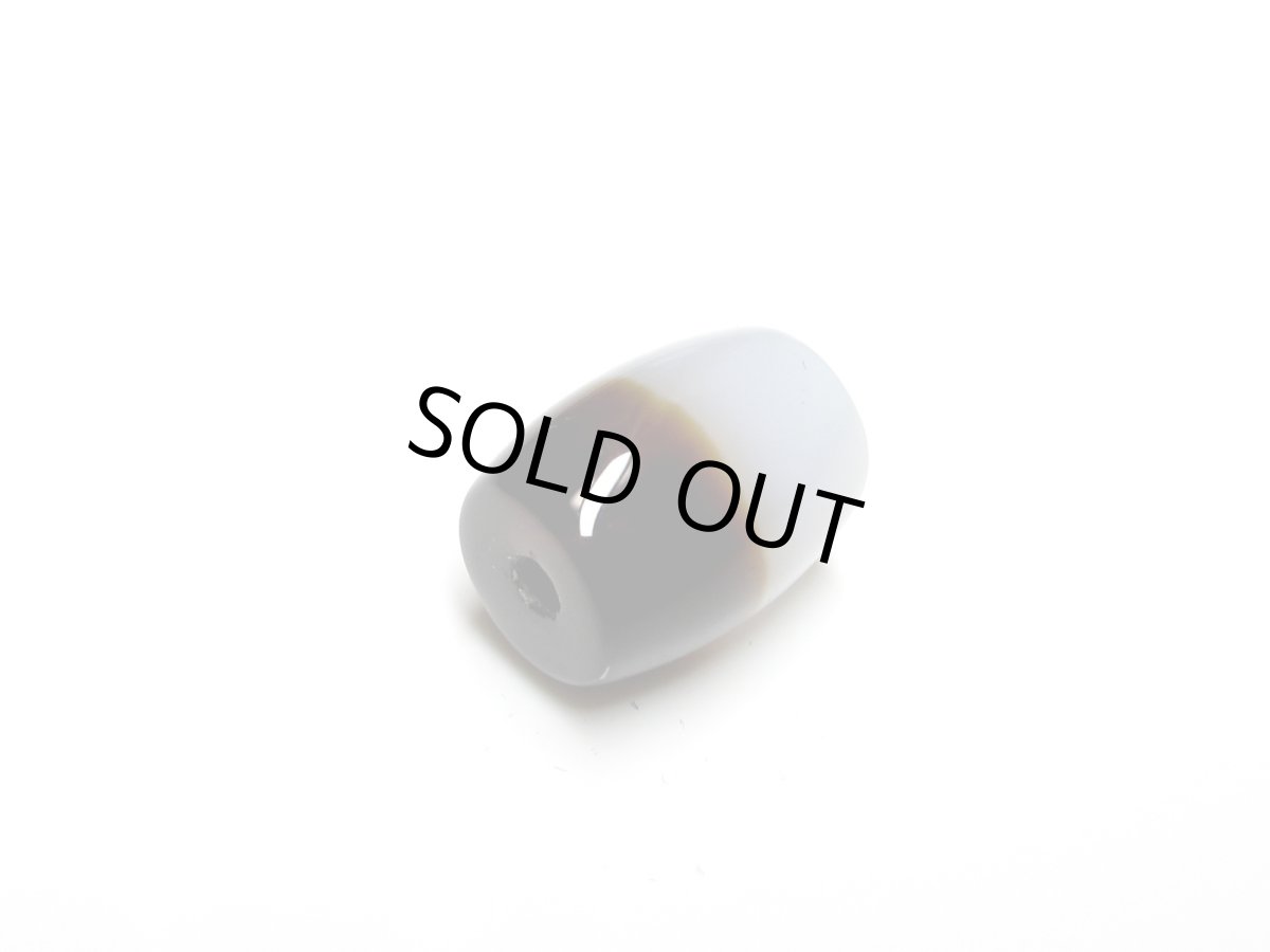 画像5: 黒地至純・黒白天珠 15mm  (5)