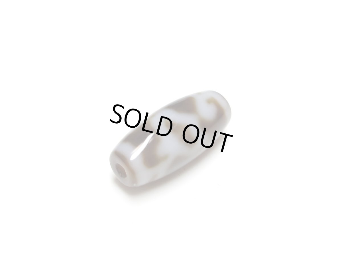 画像3: 黒地至純・水蓮花天珠 19mm (3)