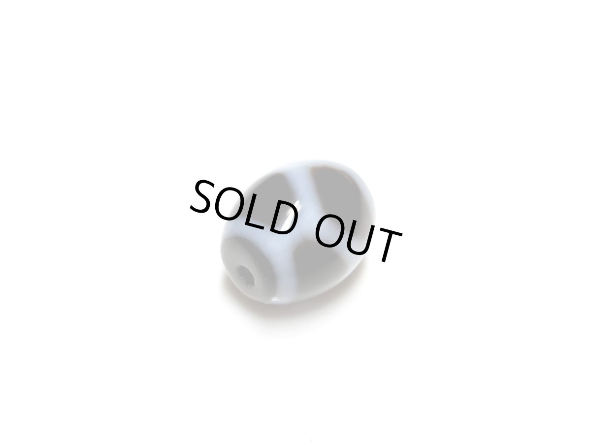 画像5: 黒地至純・亀甲長壽天珠 (5)