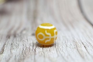 福寿天珠⭐️老玉髄 老玉髄天珠 宝瓶天珠 - 石縁パワーストーン専門店