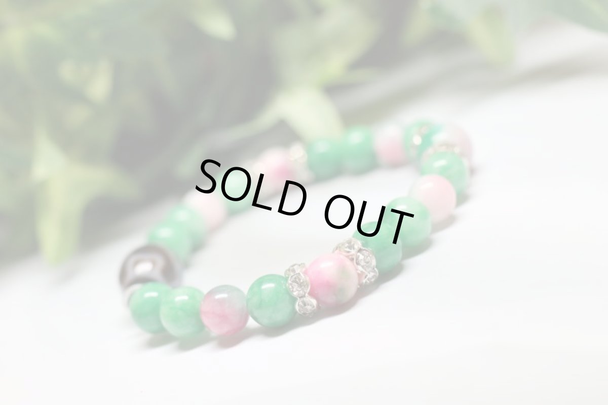 画像2: 亀甲蓮花天珠ブレス (2)