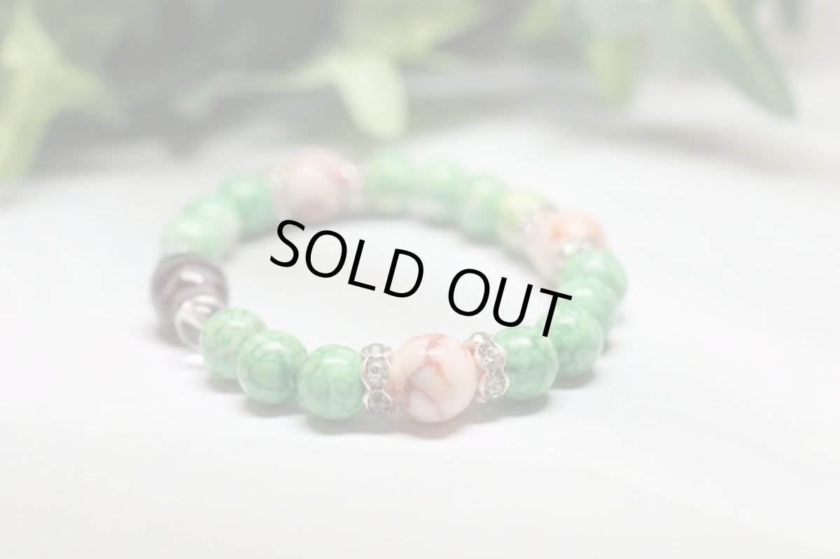 画像2: 至純水紋天珠ブレス (2)