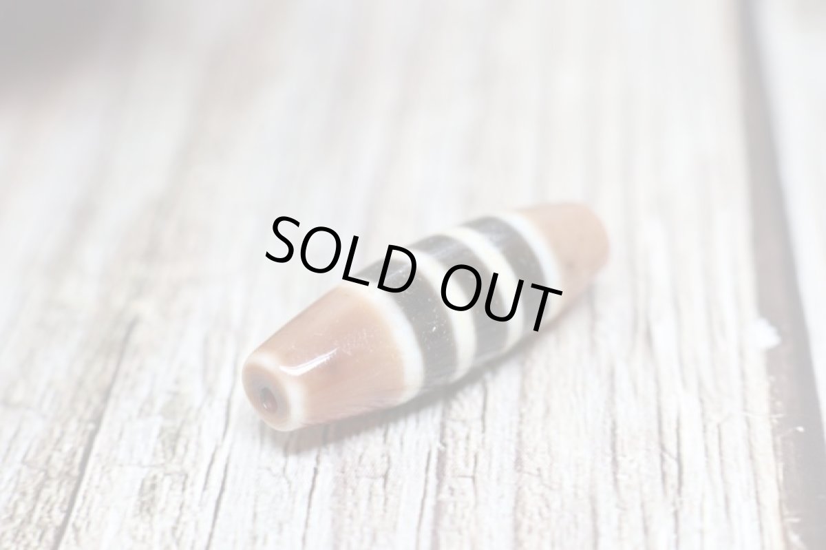 画像3: 至純天珠・三色線天珠 37mm (3)