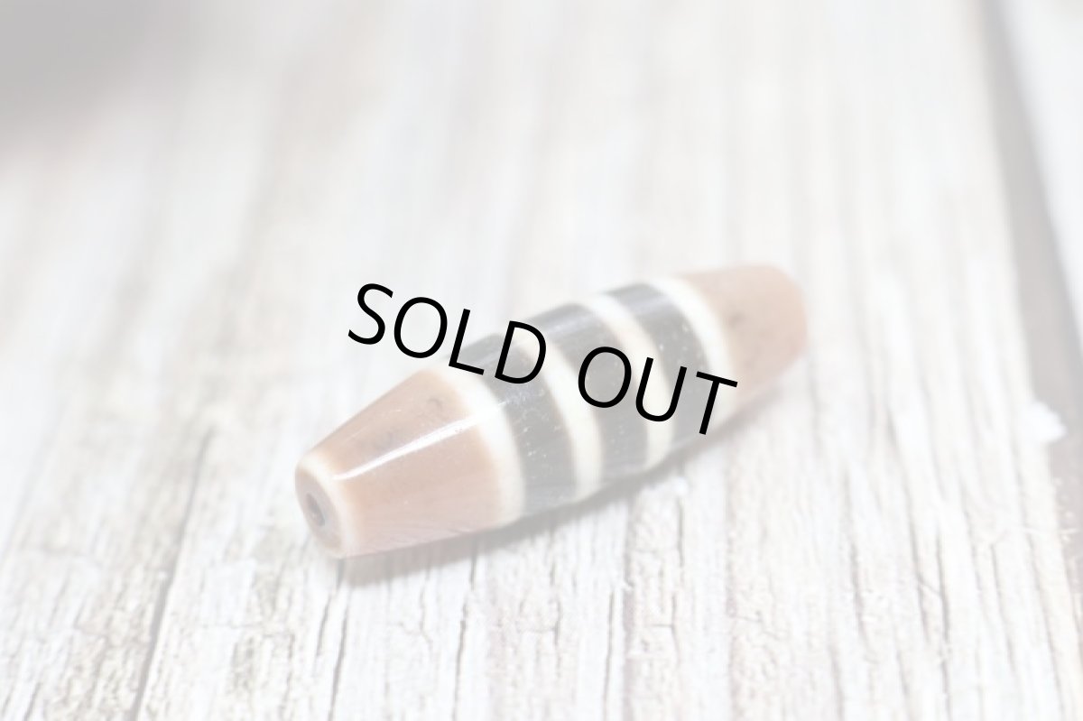 画像2: 至純天珠・三色線天珠 37mm (2)