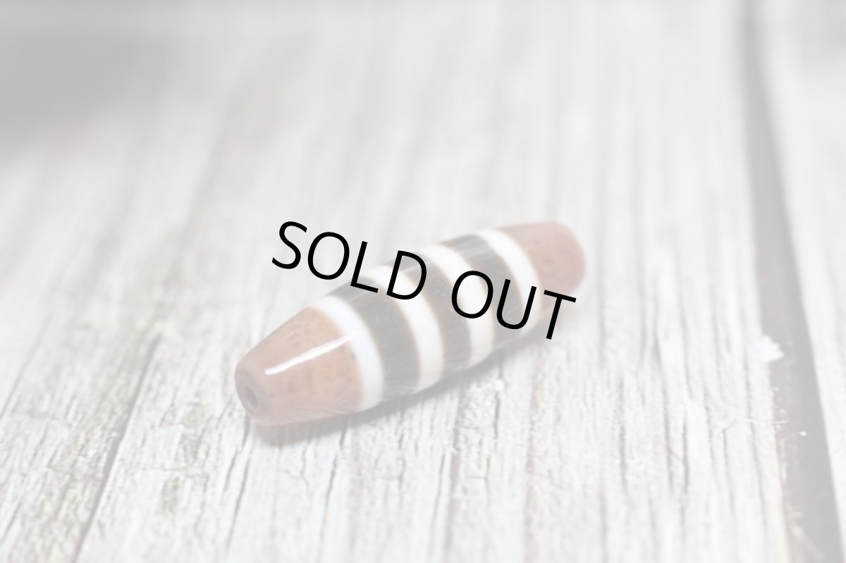 画像2: 至純天珠・三色線天珠 37mm (2)