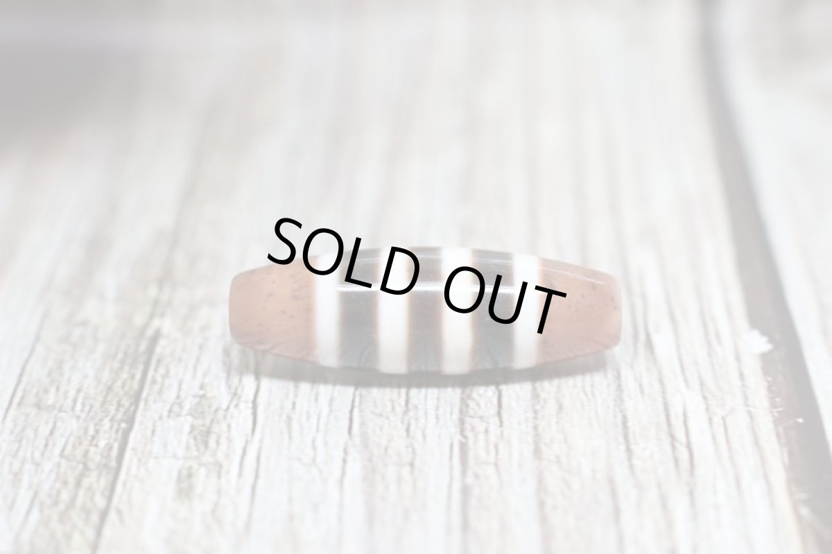 画像5: 至純天珠・三色線天珠 37mm (5)