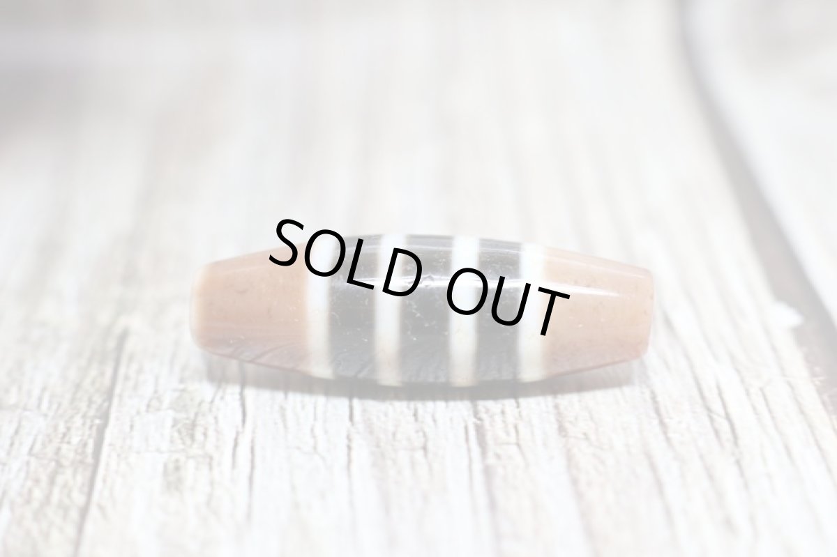 画像5: 至純天珠・三色線天珠 37mm (5)