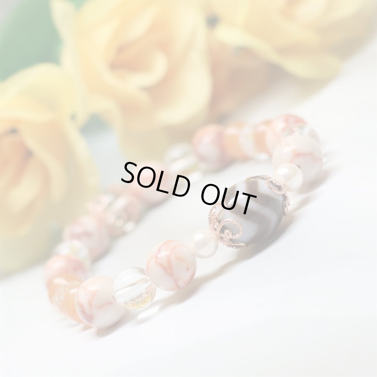 画像5: 虎牙天珠ブレスレット  パール 水晶  魔除け (5)