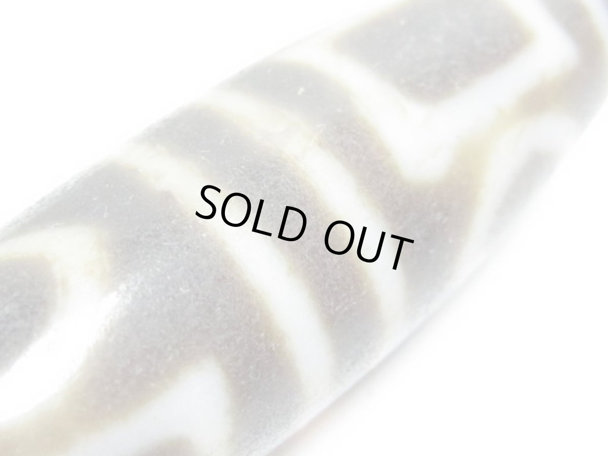 画像4: 黒地至純・雙天地天珠 50mm (4)