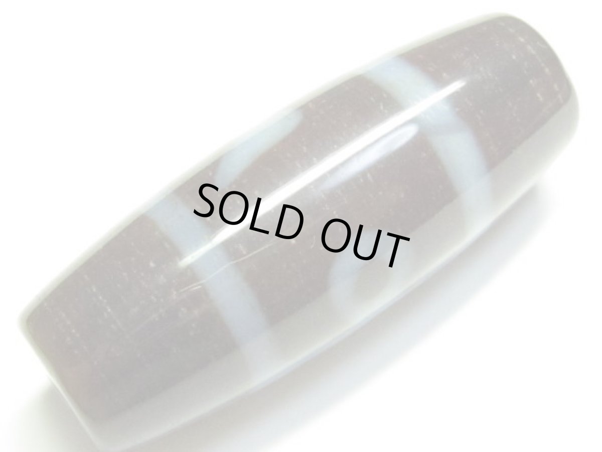 画像3: 三色天珠・閃電五眼天珠 46mm (3)