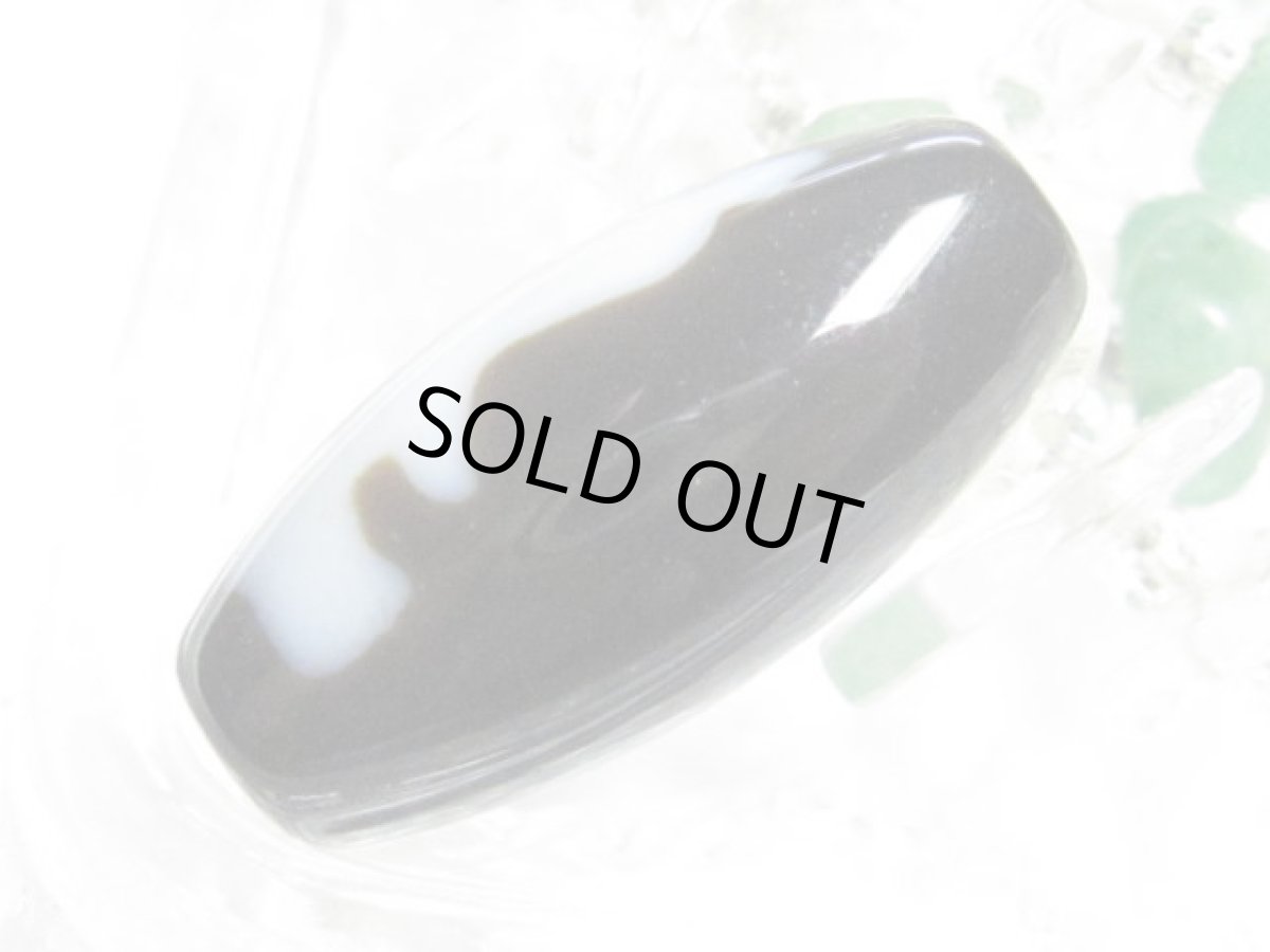 画像3: 黒地至純・観音天珠 25mm (3)