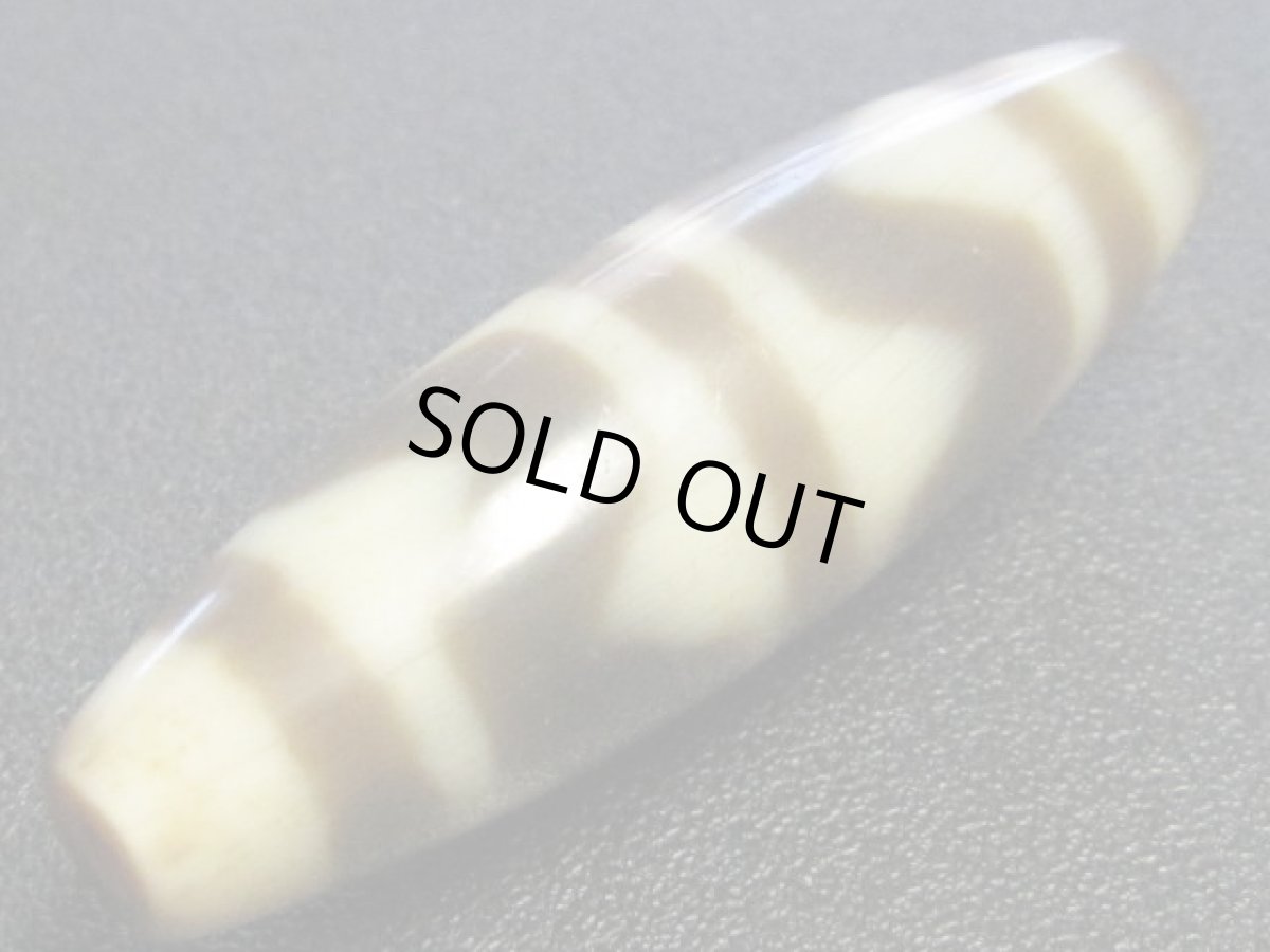 画像3: 古法・四線虎牙天珠 38mm (3)