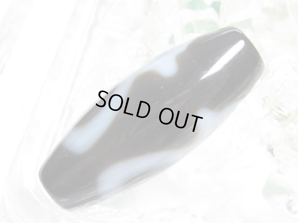 画像3: 黒地至純・財神天珠 30mm (3)