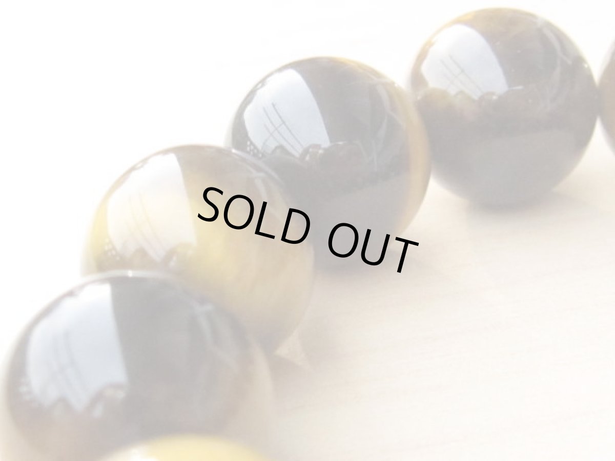 画像2: 16mmタイガーアイブレスレット (2)