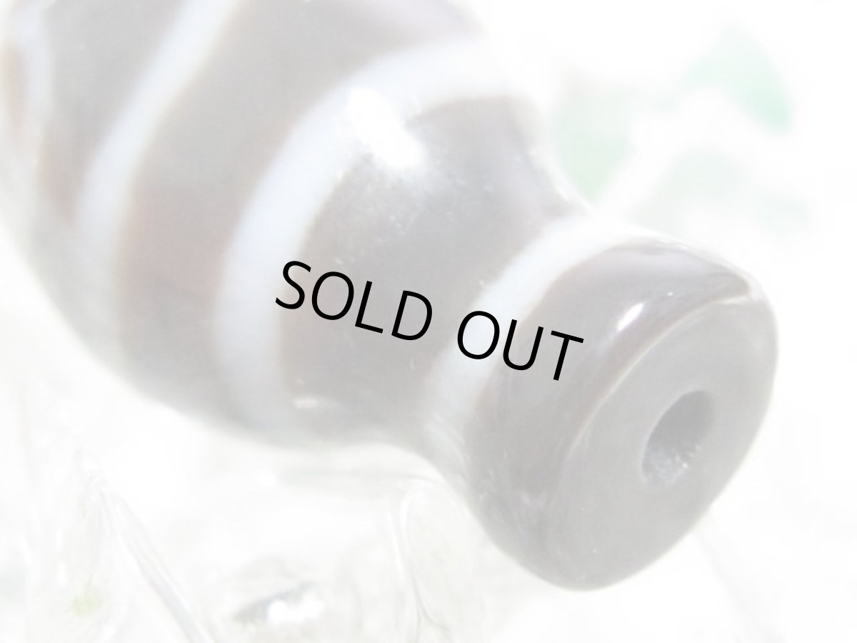 画像3: 黒地至純・二眼天珠　ネックレストップ (3)